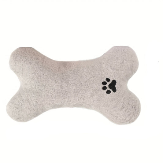 Bone-Shaped Plush Pet Pillow for Small to Medium Dogs & Cats – Washable Comfort