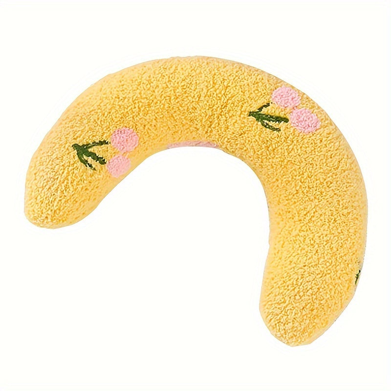 Calming Plush Dog Neck Pillow for Small Dogs – Ergonomic Sleep Support