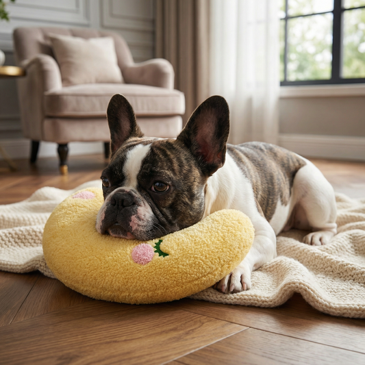 Ergonomic Dog Neck Support Pillow for Restful Sleep – Soft Plush Design