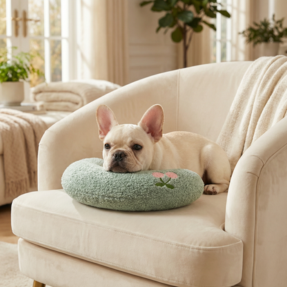 Ergonomic Dog Neck Support Pillow for Restful Sleep – Soft Plush Design