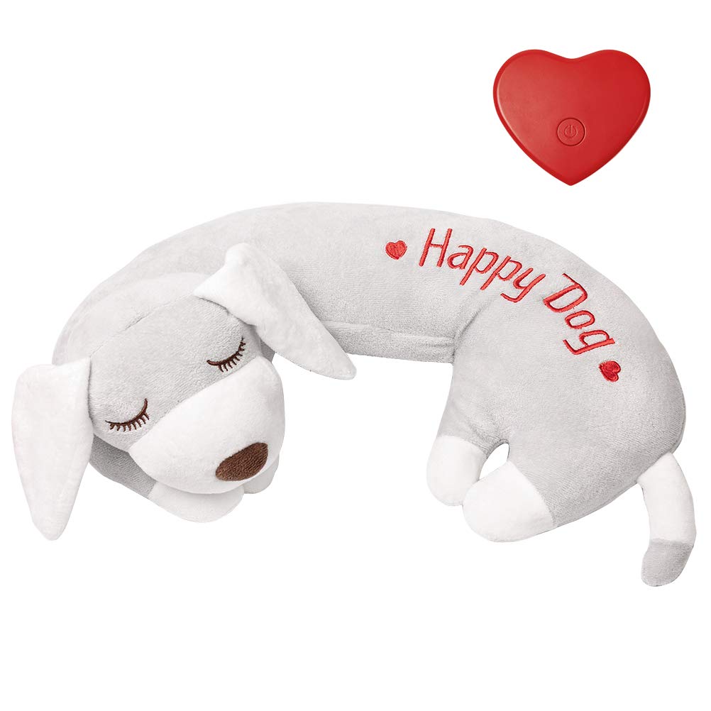 Heartbeat Calming Dog Toy with Plush Design for Anxiety Relief and Comfort