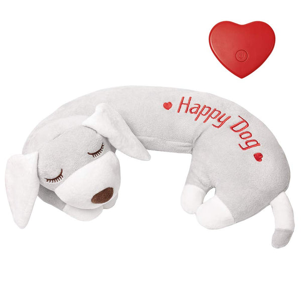 Heartbeat Calming Dog Toy with Plush Design for Anxiety Relief and Comfort