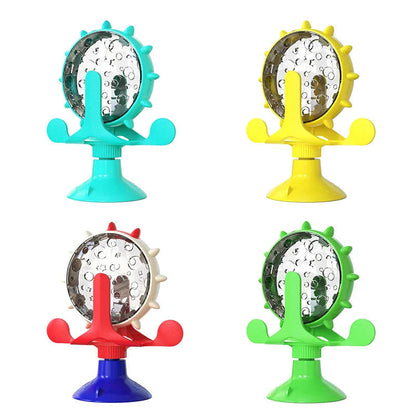 Interactive Ferris Wheel Treat Dispenser for Cats and Small Dogs – Multifunctional Toy for Slower Eating and Mental Stimulation