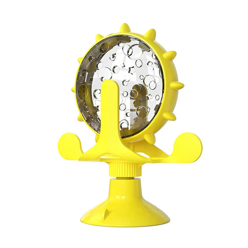 Interactive Ferris Wheel Treat Dispenser for Cats and Small Dogs – Multifunctional Toy for Slower Eating and Mental Stimulation