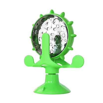 Interactive Ferris Wheel Treat Dispenser for Cats and Small Dogs – Multifunctional Toy for Slower Eating and Mental Stimulation
