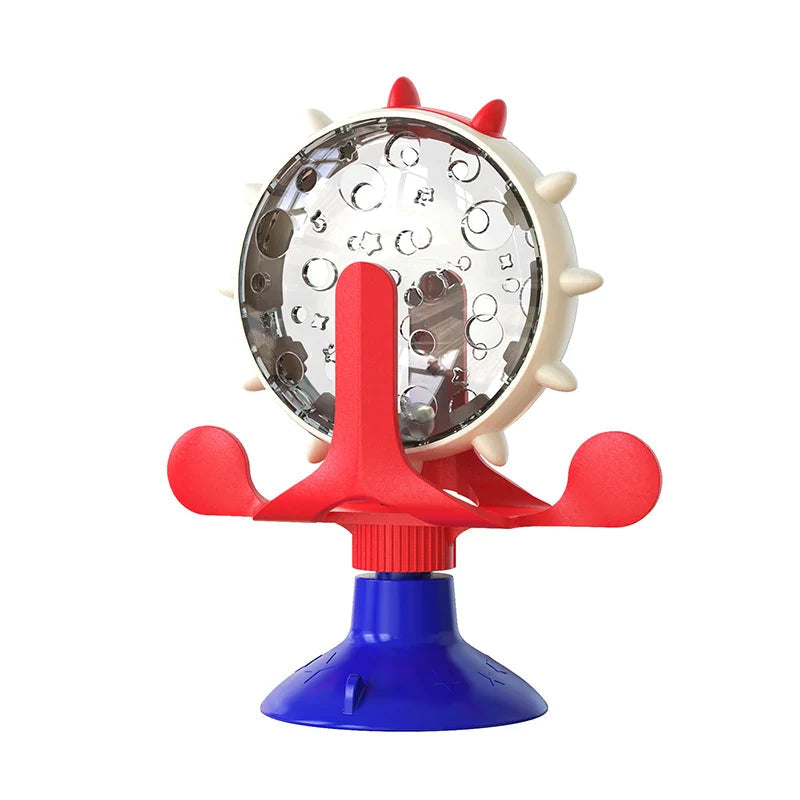 Interactive Ferris Wheel Treat Dispenser for Cats and Small Dogs – Multifunctional Toy for Slower Eating and Mental Stimulation