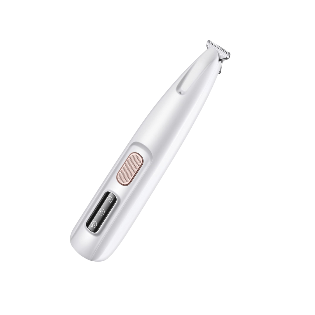 LED Pet Trimmer with Ultra-Low Noise Technology – Stainless Steel Clipper for Safe Grooming and Precise Trims