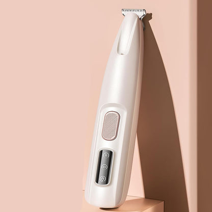 LED Pet Trimmer with Ultra-Low Noise Technology – Stainless Steel Clipper for Safe Grooming and Precise Trims