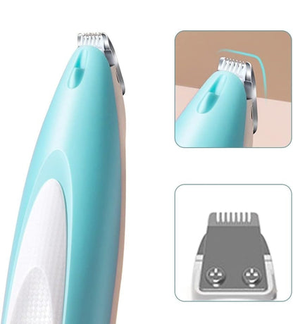 LED Pet Trimmer with Ultra-Low Noise Technology – Stainless Steel Clipper for Safe Grooming and Precise Trims