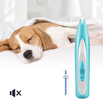 LED Pet Trimmer with Ultra-Low Noise Technology – Stainless Steel Clipper for Safe Grooming and Precise Trims