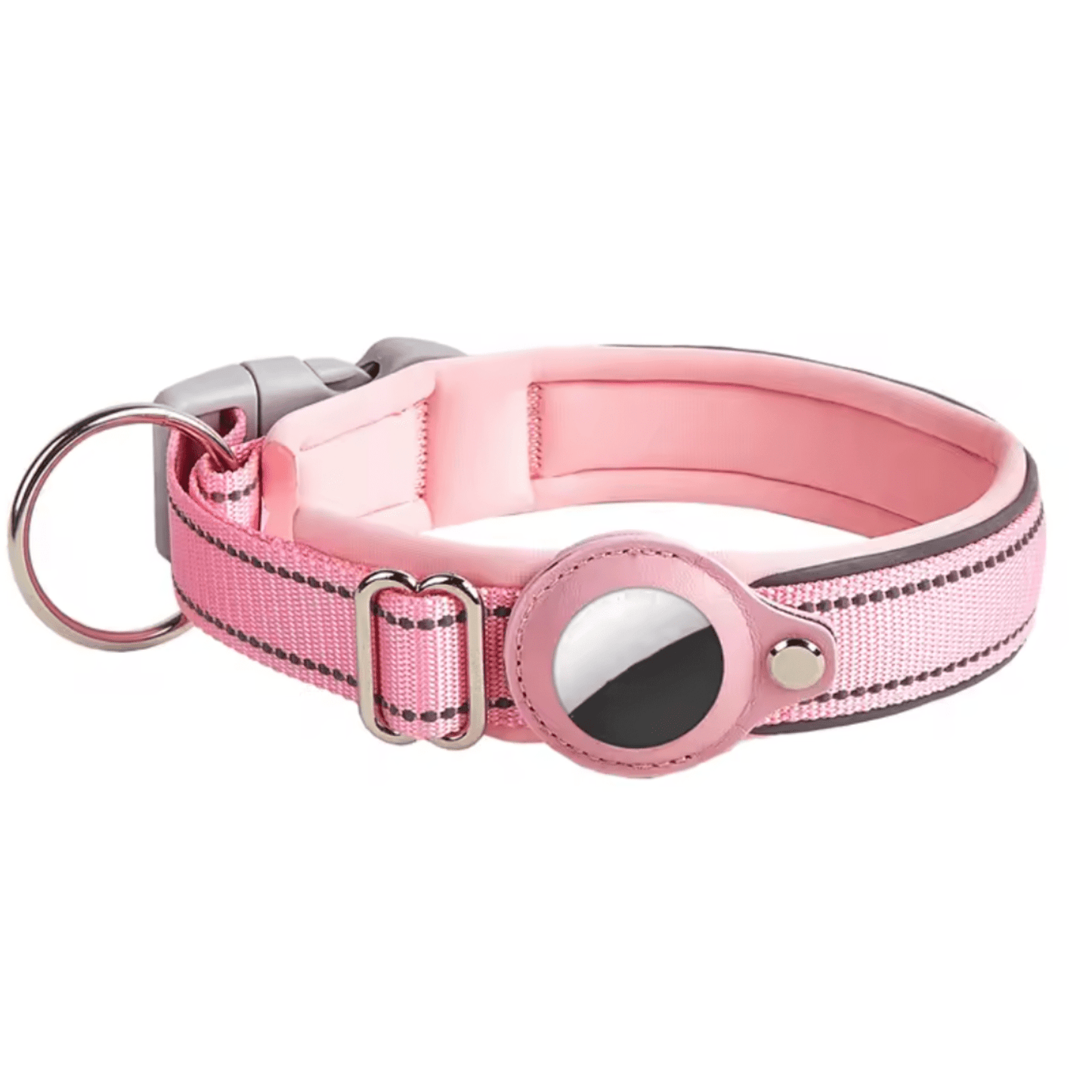 SmartTag Mini Tracker with Reflective Collar for iOS – Pet Locator Device