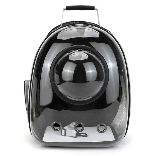 Transparent Space Capsule Pet Backpack for Cats and Small Dogs – Ventilated with Comfortable Cushioning, Multiple Colors Available