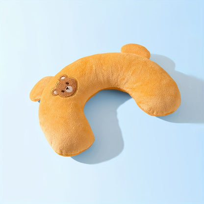 U-Shaped Plush Pet Pillow with Neck Support – Ultra-Soft Cushion for Dogs & Cats