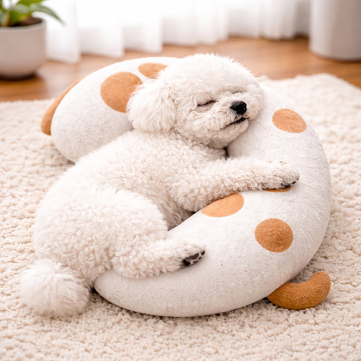 Washable Dog Pillow Headrest for Comfortable Pet Relaxation